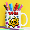 Кружка Brawl Stars с именем Вова Фото № 1